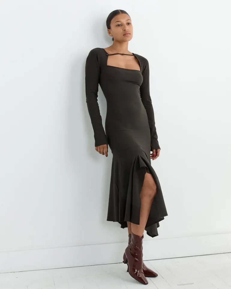 Kira Dress in Khaki