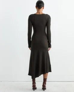 Kira Dress in Khaki