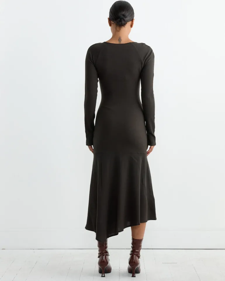 Kira Dress in Khaki