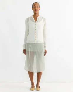 Kiss Cardigan in White