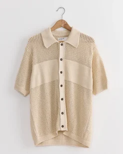 Knit Shirt in Ecru