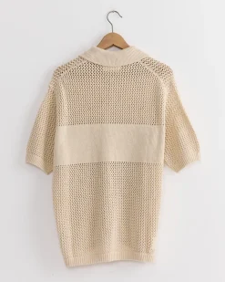 Knit Shirt in Ecru