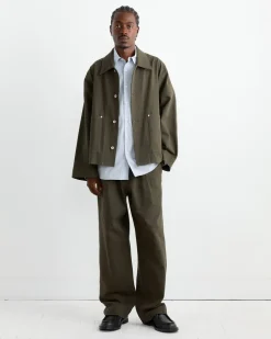 Kogai Pant in 11oz Overdyed Twill Olive