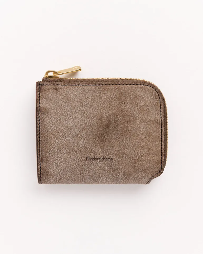 L Wallet in Chocolate