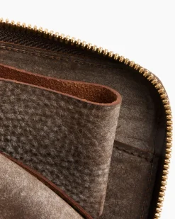 L Wallet in Chocolate