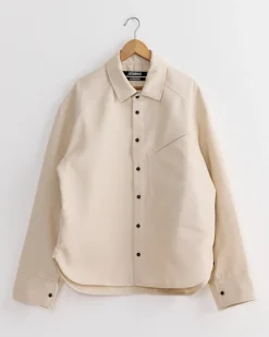 La Chemise Bateau Shirt in Light Beige