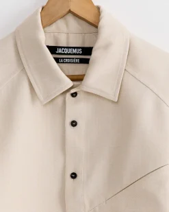 La Chemise Bateau Shirt in Light Beige