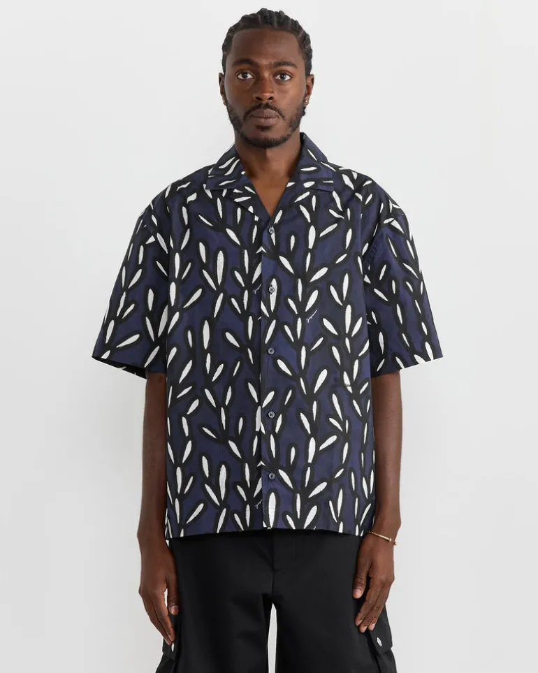 La Chemise Jean Shirt in Navy/Black