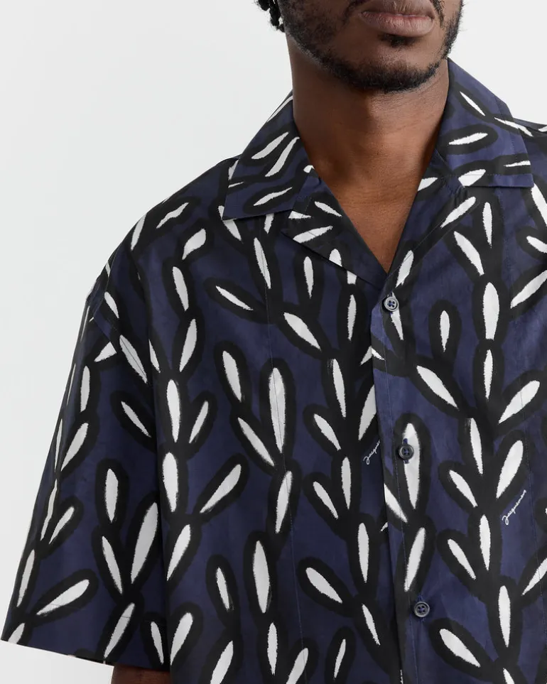 La Chemise Jean Shirt in Navy/Black