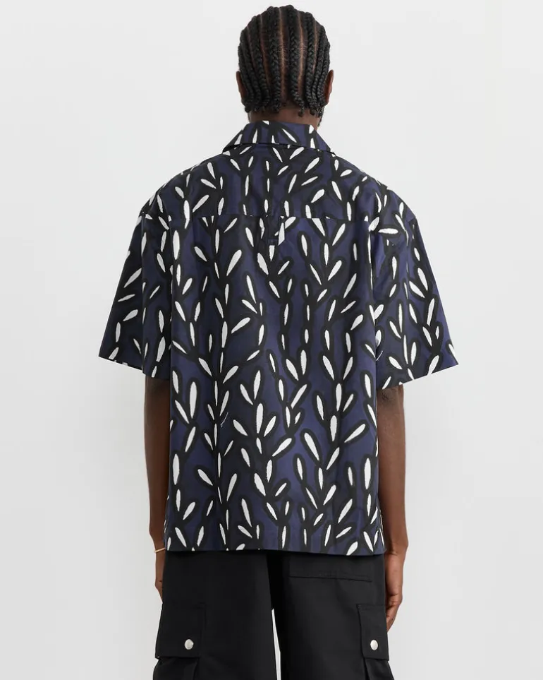 La Chemise Jean Shirt in Navy/Black