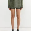 La Jupe Culotte Marino Skirt in Multi Black