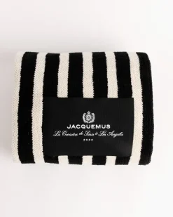 La Serviette Rayures Towel in Sunshade Stripes Print