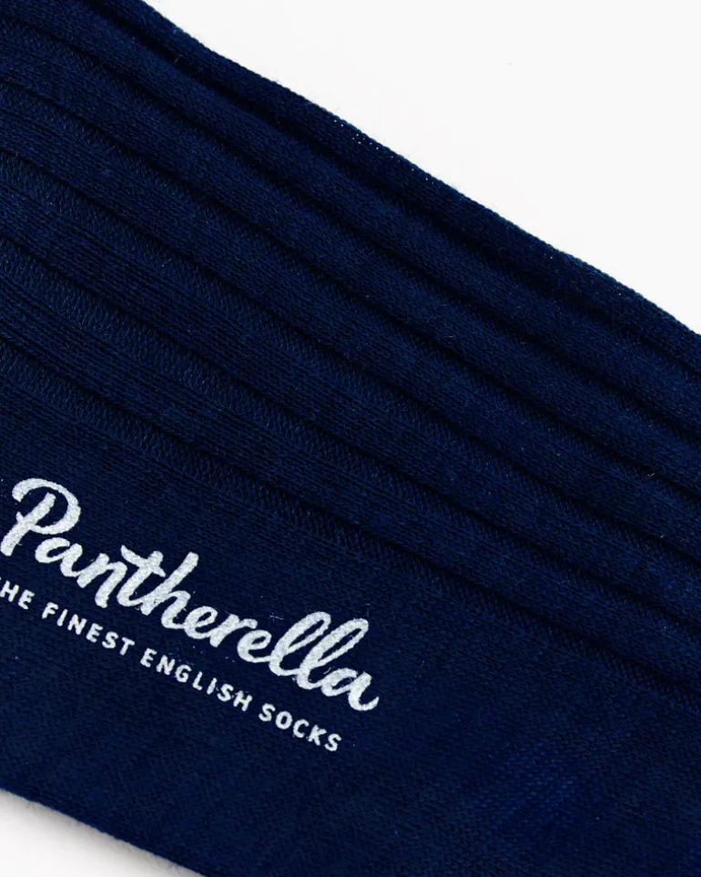 Laburnum Short Socks in Dark Blue