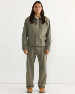 Lang Jacket in Cotton Twill Sage