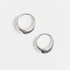 Large Sigrid Hoops in Sterling Silver