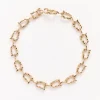 Lava Link Necklace in Gold Plated Bronze
