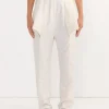 Lazzat Sculptural Trouser in Linnen Beige