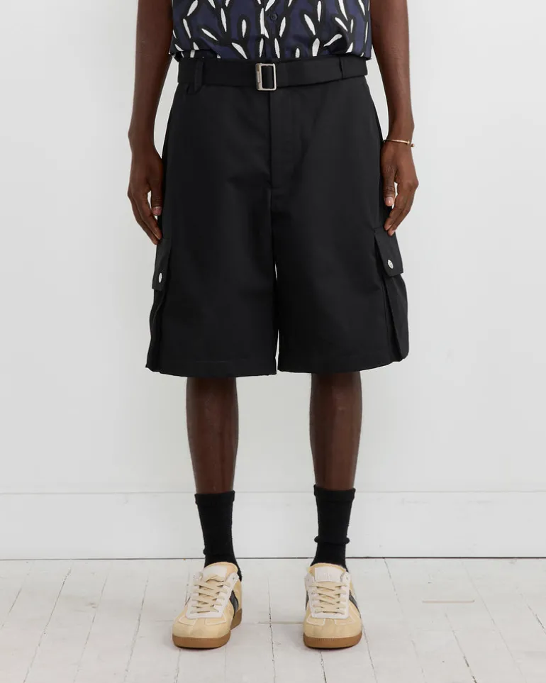 Le Cargo Bermuda Short in Black