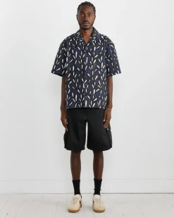 Le Cargo Bermuda Short in Black