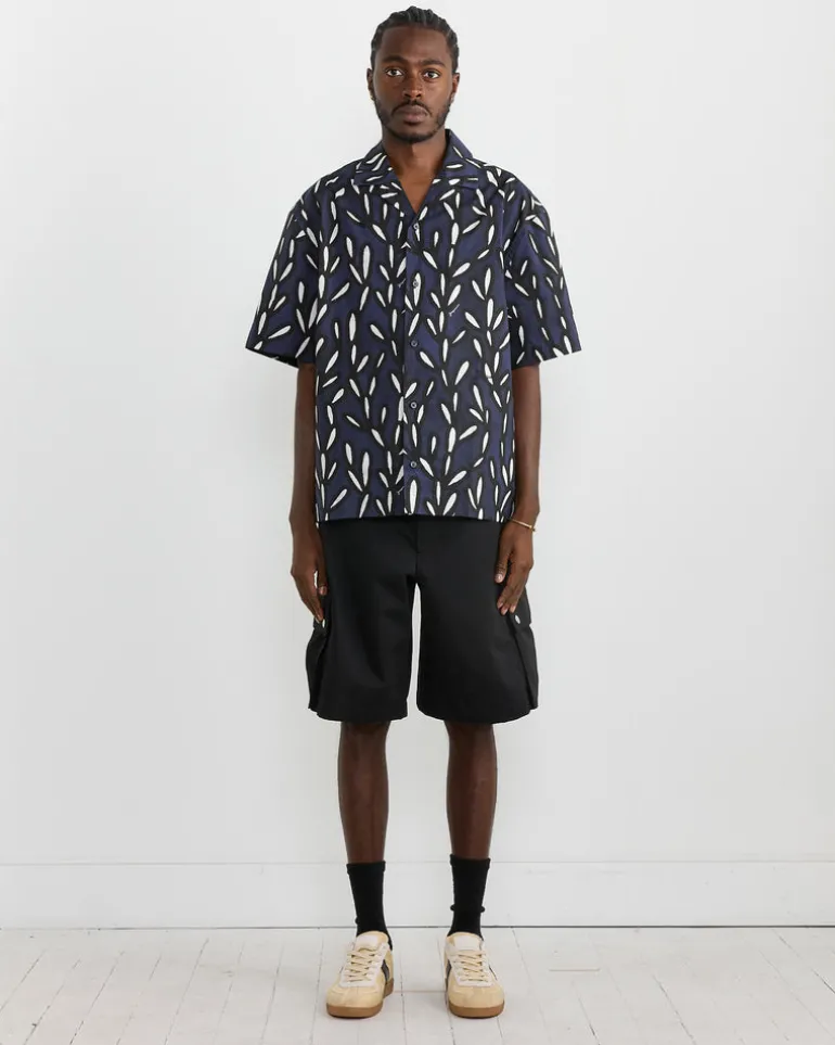 Le Cargo Bermuda Short in Black
