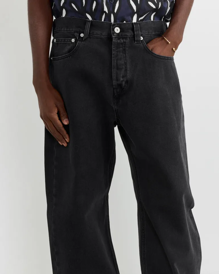 Le De Nimes Droit Pant in Black