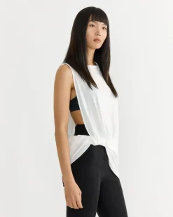Le Haut Peplo Top in White