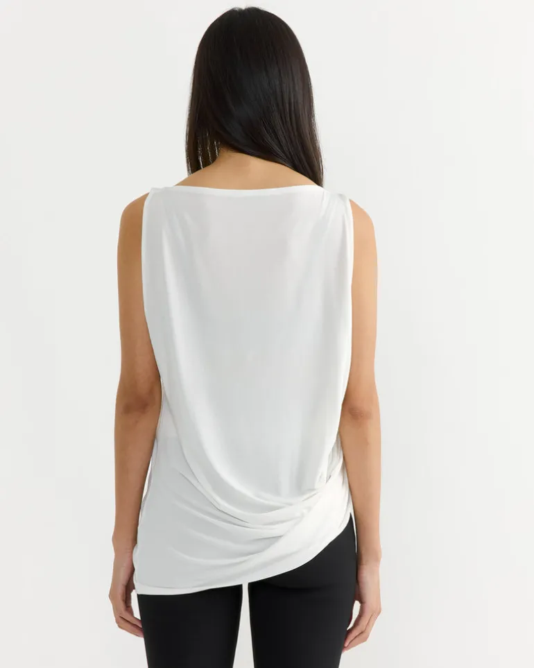 Le Haut Peplo Top in White