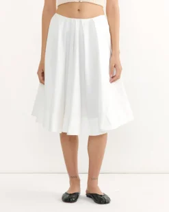 Le Jupe Salon Skirt in White