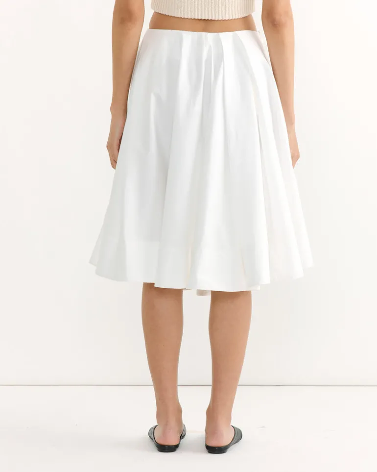 Le Jupe Salon Skirt in White
