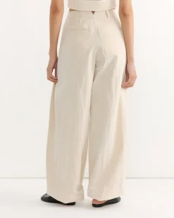 Le Pantalon Melao Trouser in Off White
