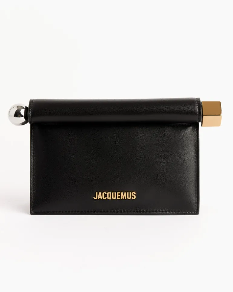Le Petite Pochette Round C Bag in Black