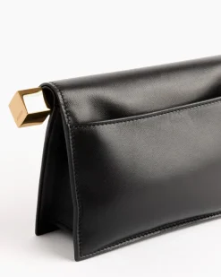 Le Petite Pochette Round C Bag in Black