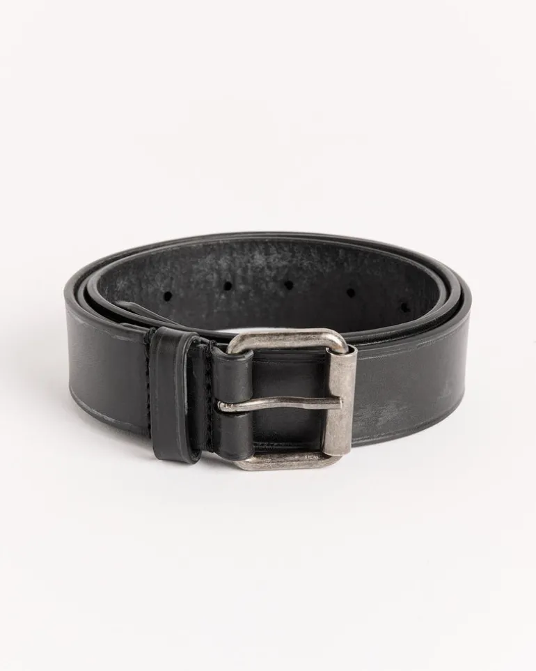 Leather Belt in Black