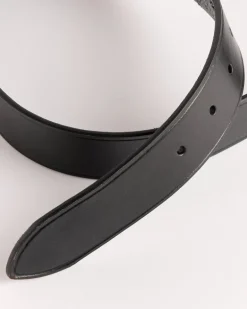 Leather Belt in Black
