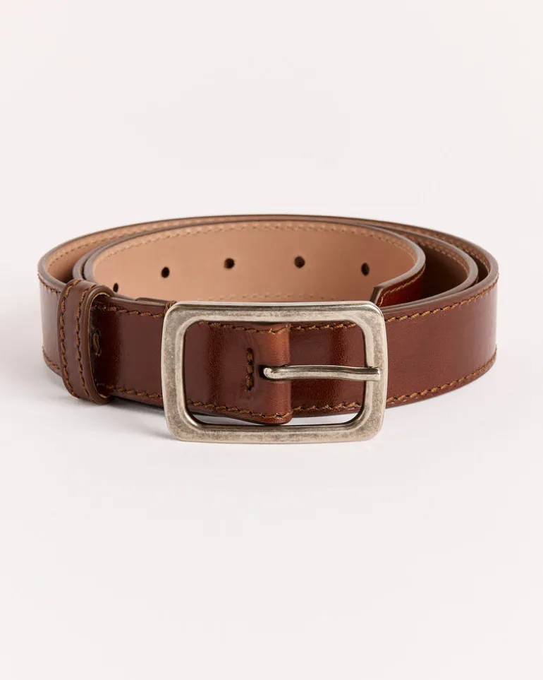 Leather Belt in Tan