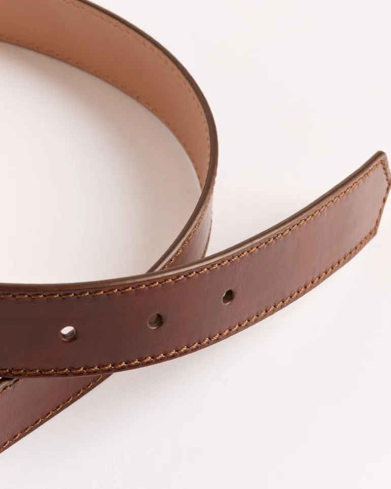 Leather Belt in Tan
