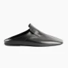 Leather Mule in Black