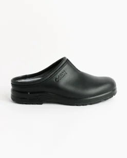 Leather Mules in Black