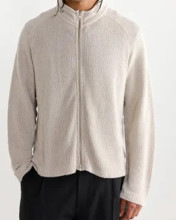 Leisure Zip Sweater in Oatmeal