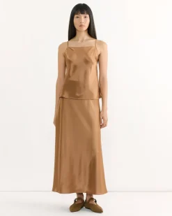 Lenia Top in Toasted Coconut