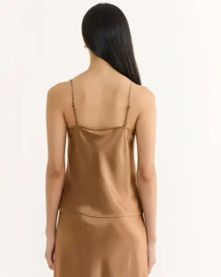 Lenia Top in Toasted Coconut