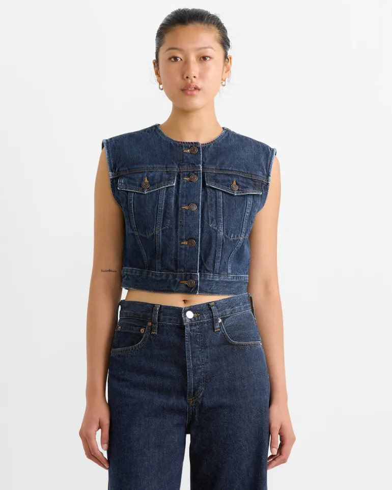 Leo Vest in Polished