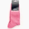 Les Chaussettes J Socks in Dark Pink