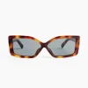 Les Lunettes Spiaggia Sunglasses in Multi Brown