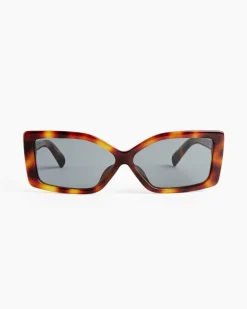 Les Lunettes Spiaggia Sunglasses in Multi Brown