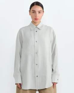 Leto Shirt in Gull Grey