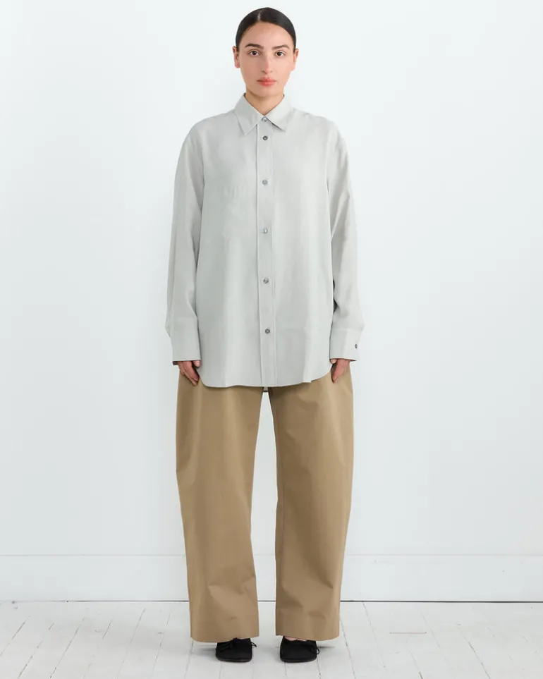 Leto Shirt in Gull Grey
