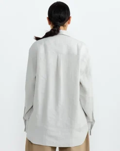 Leto Shirt in Gull Grey