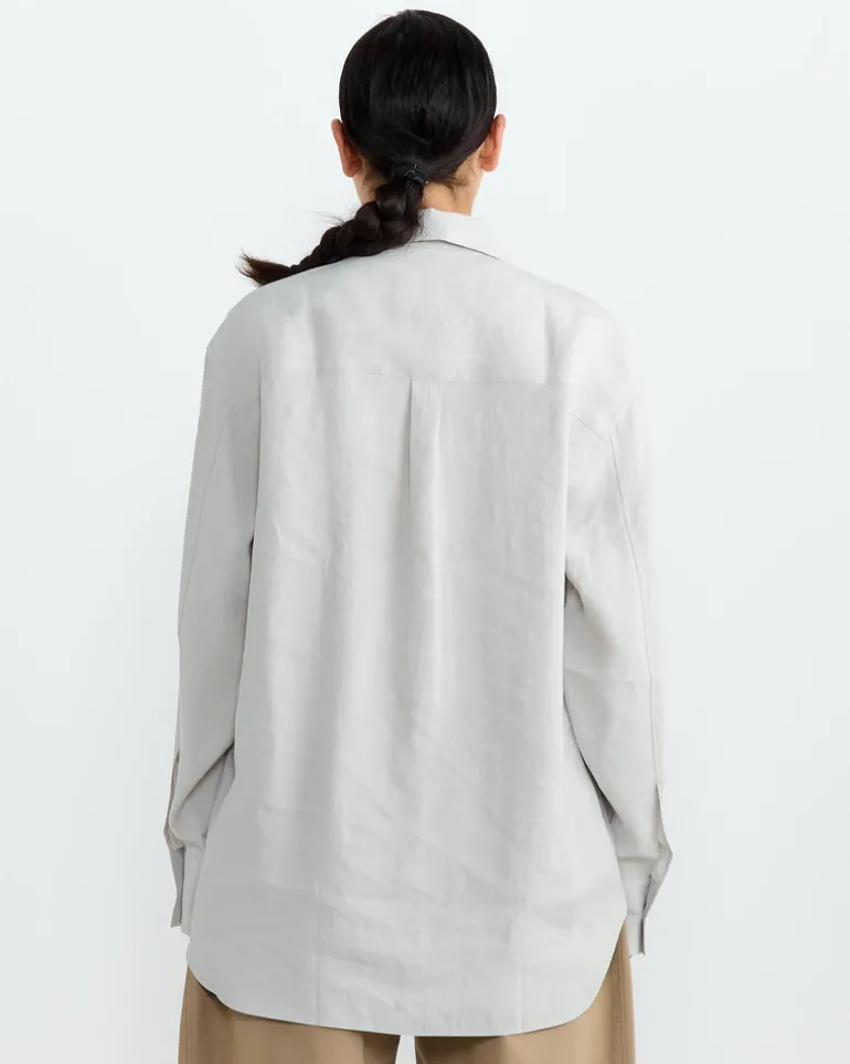 Leto Shirt in Gull Grey