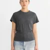 Life Vest T-Shirt in Dark Grey Melange